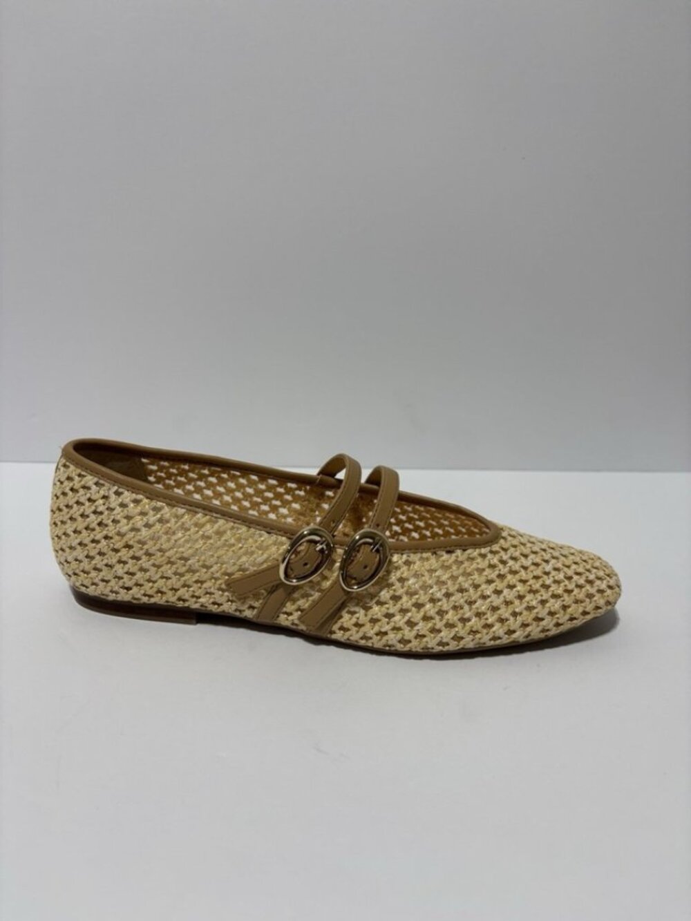 Dolce Vita Women’s Aretha Mary Jane Flats Natural, Size 8.5 M